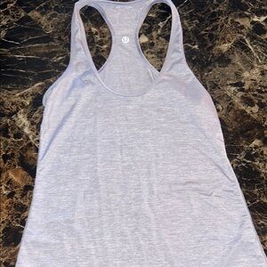 Women's gray Racerback Tank Top